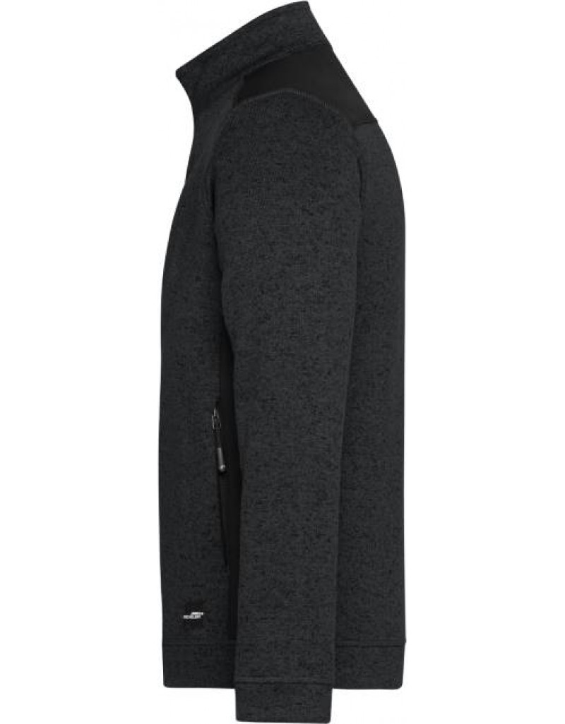 Jachetă de lucru tricotată din fleece pentru bărbați-groasa